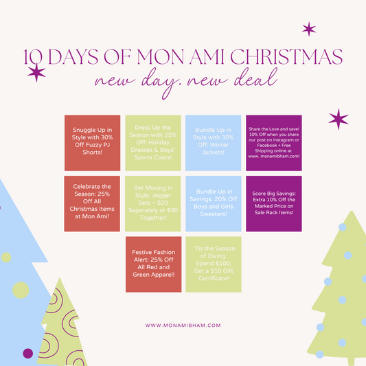 10 Days of Mon Ami Christmas