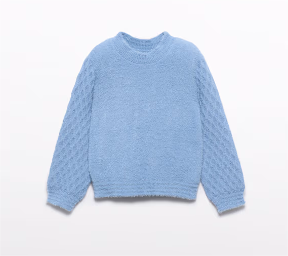 Blue Fuzzy Sweater