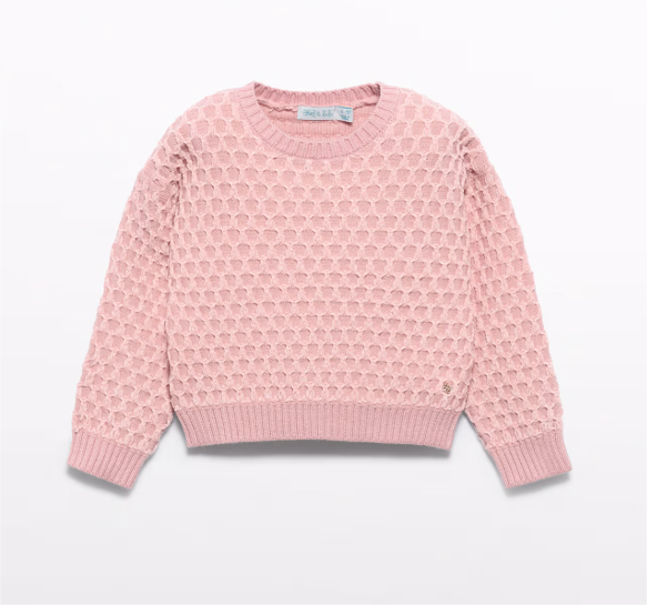Petal Chenille Jacquard Sweater