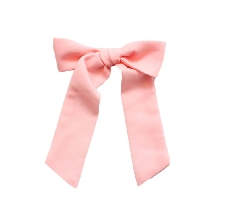 Ballet Pink Long Tail Bow