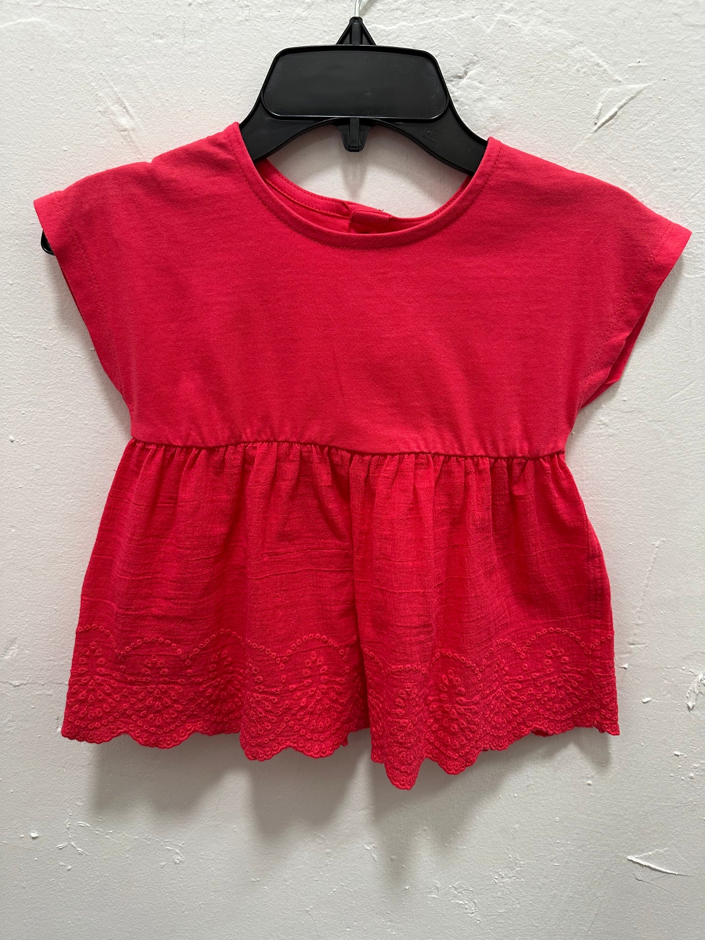 Hibiscus Top w/ Scallop Trim