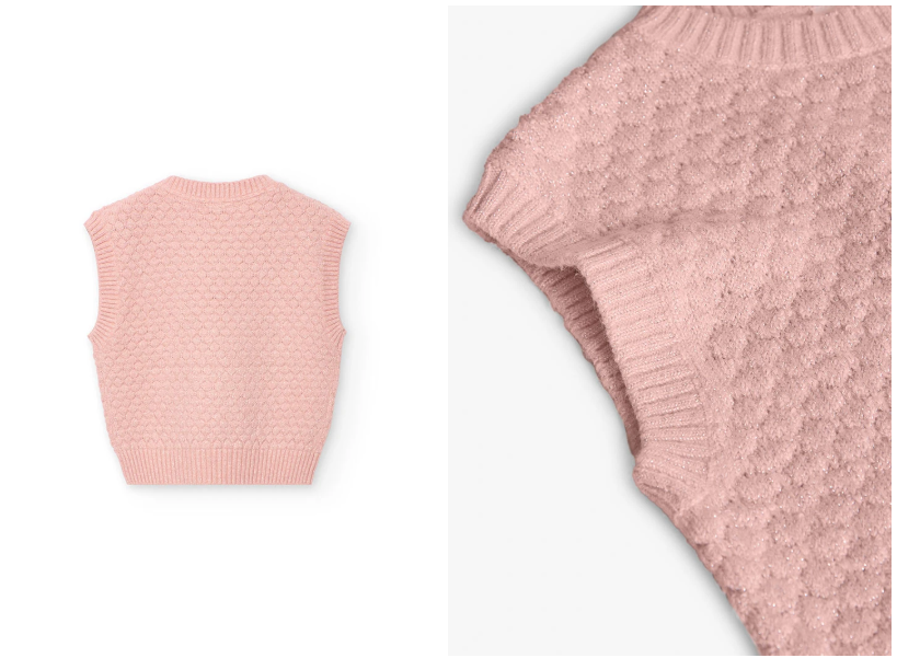 Pink Knit Vest