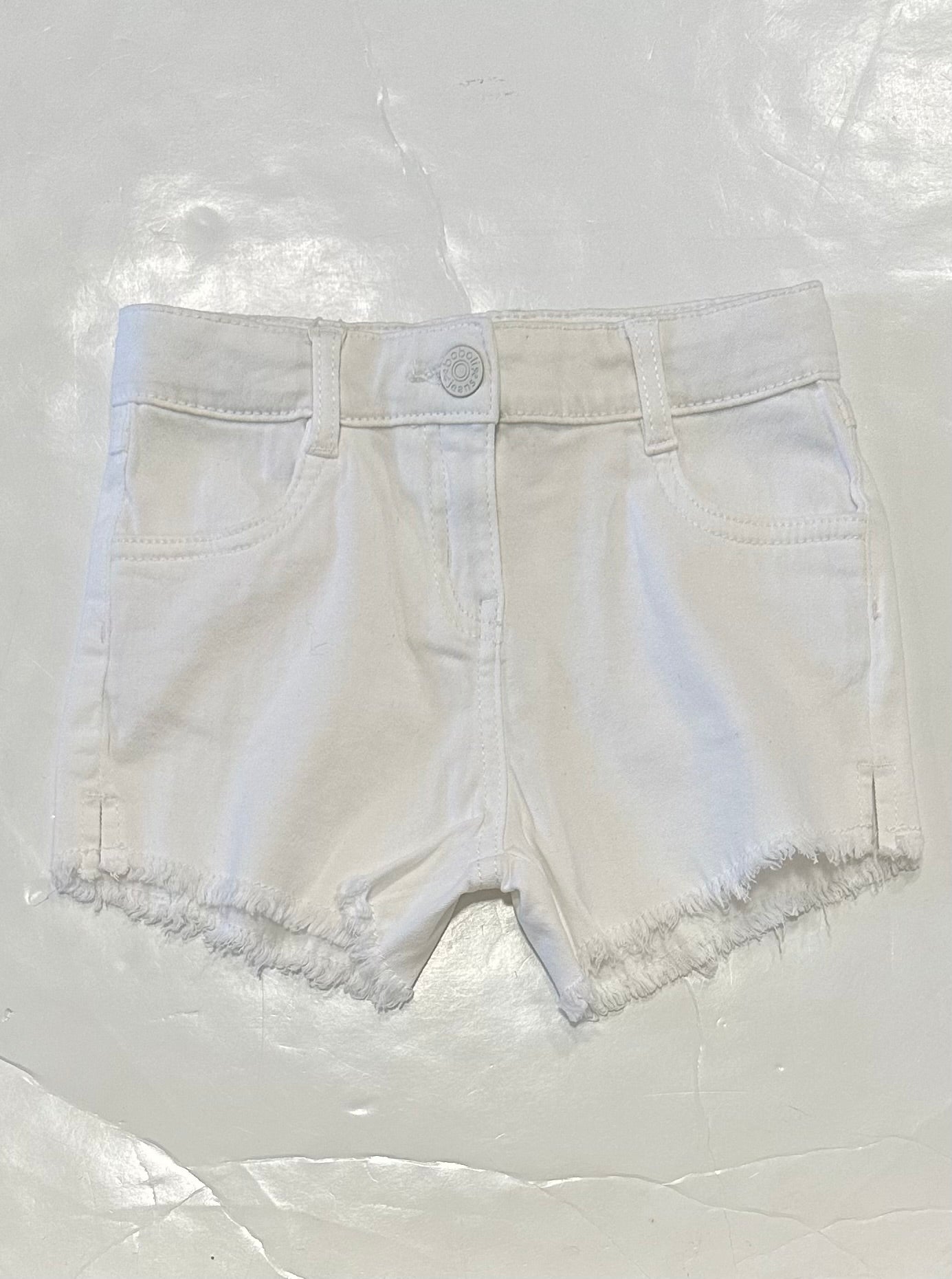 White Twill Shorts