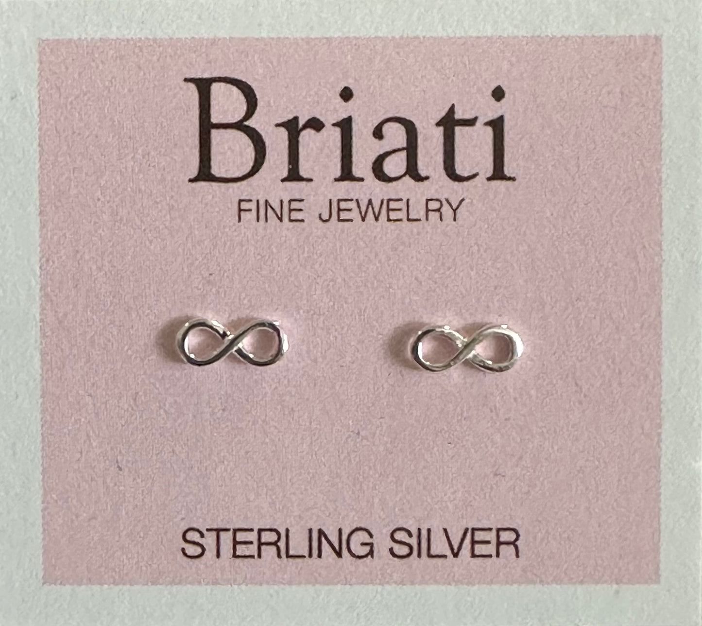 Sliver Infinity Earring