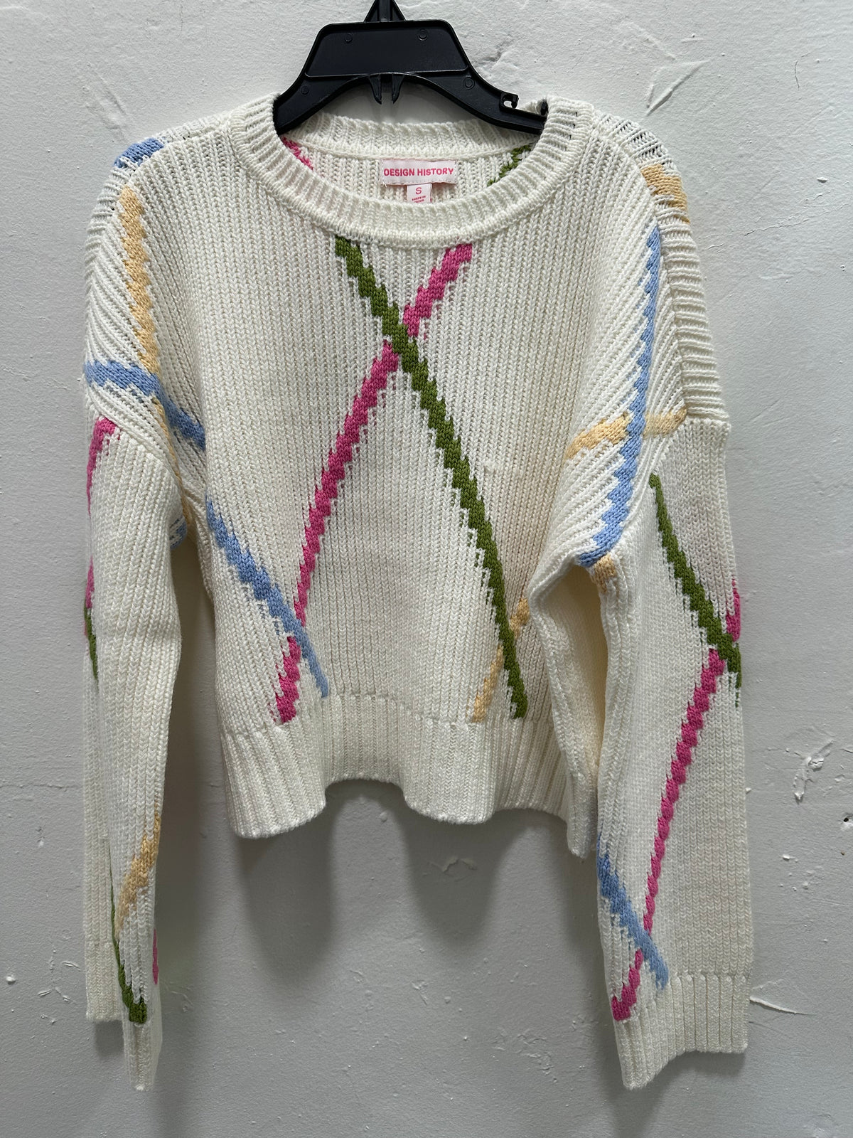 Winter White Multic Color Sweater