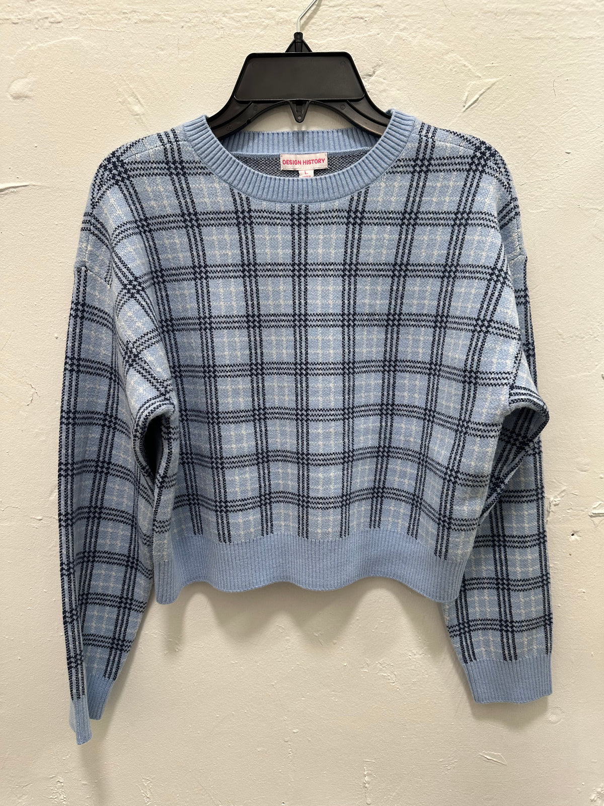 Blue Twist Combo Sweater