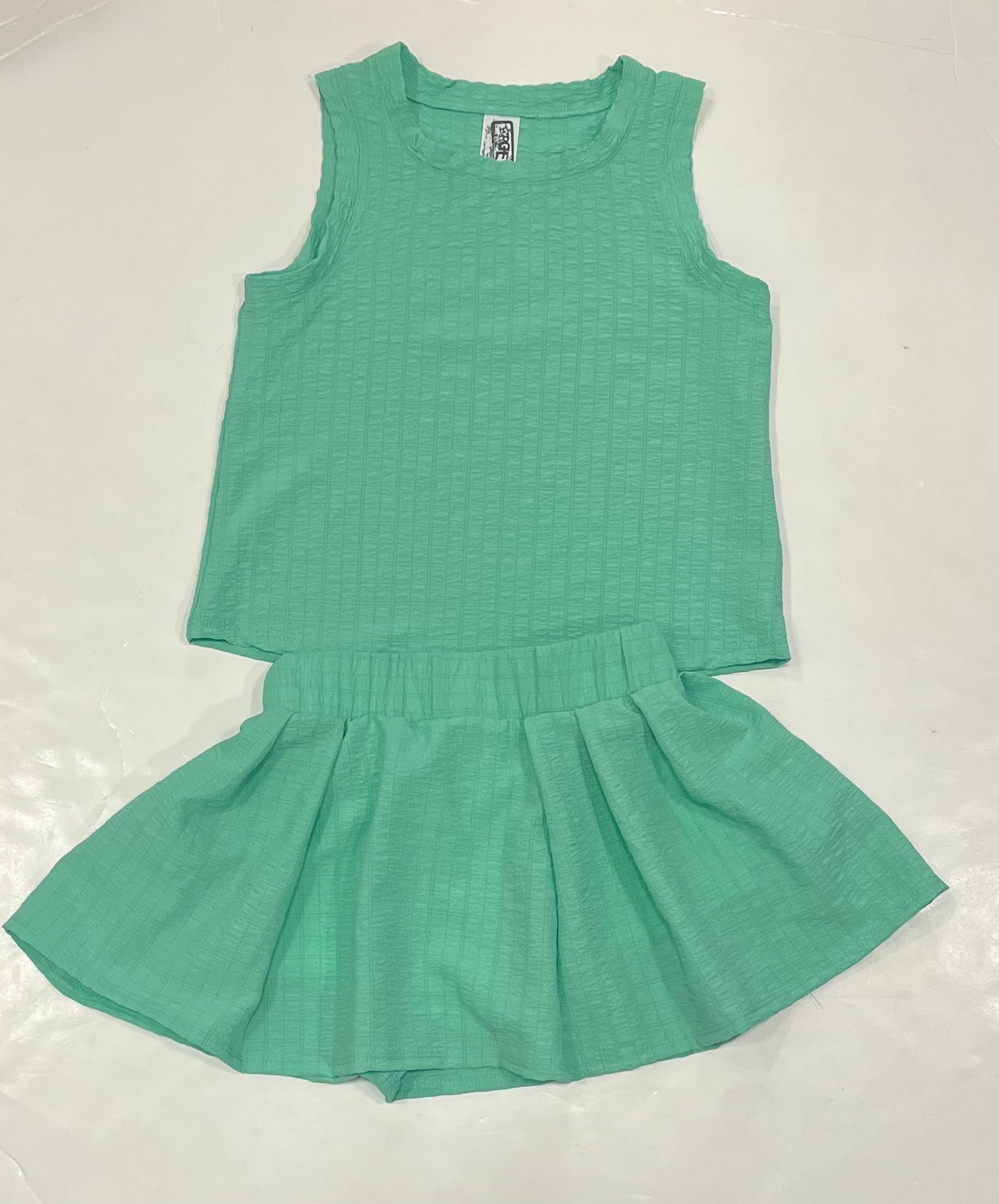 Green Apple Gauze Tank