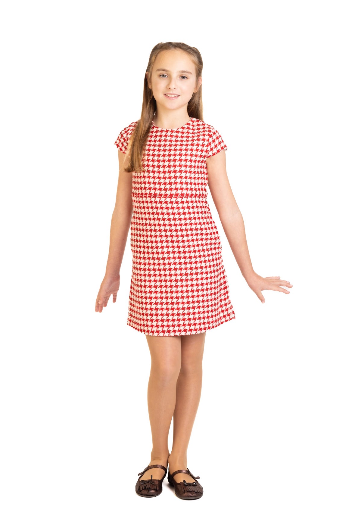 Red Isabella Shift Dress