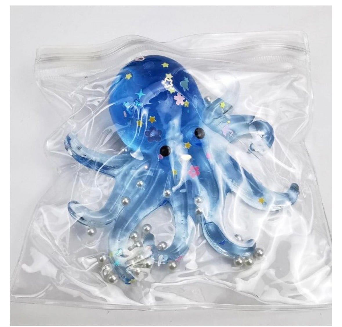 Translucent Jelly Octopus Squish