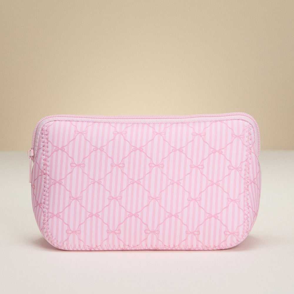 Stripes & Bows Pouch