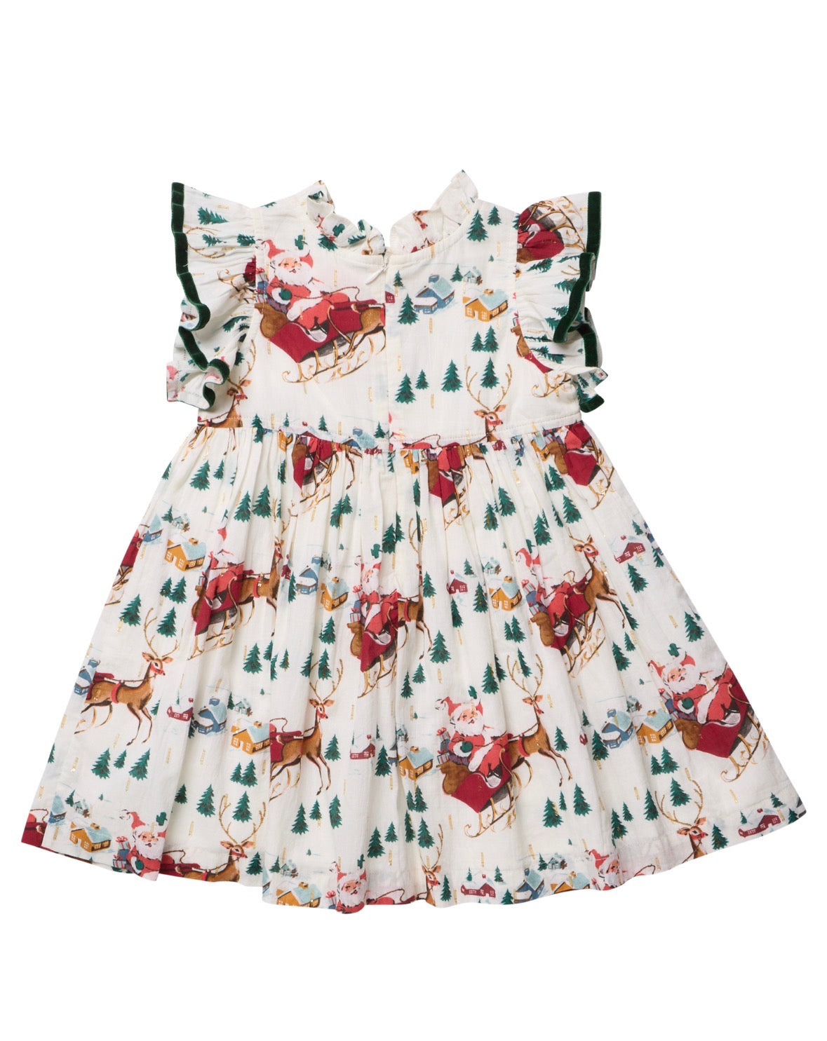 Jennifer Dress - Santa Sleigh