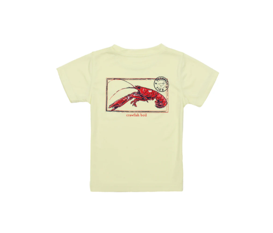 Light Yellow Crawfish Performance Tee