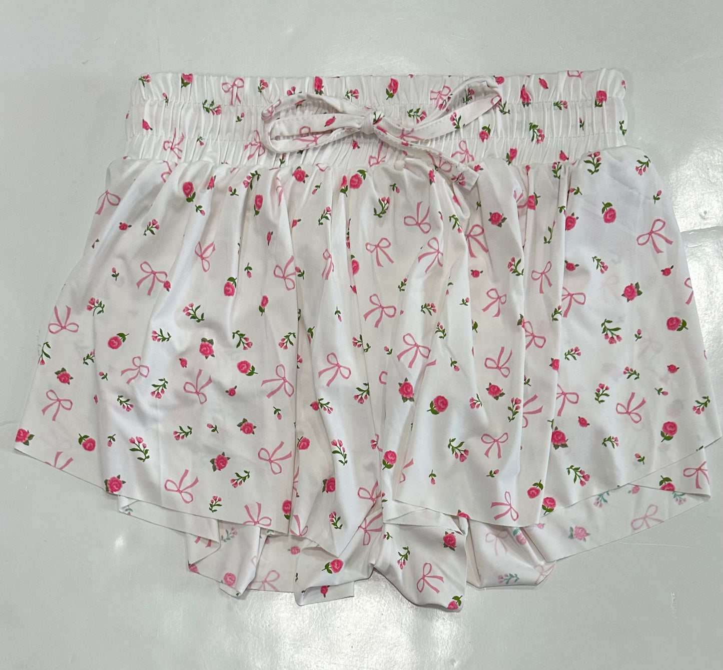 Pink Bow Away Shorts