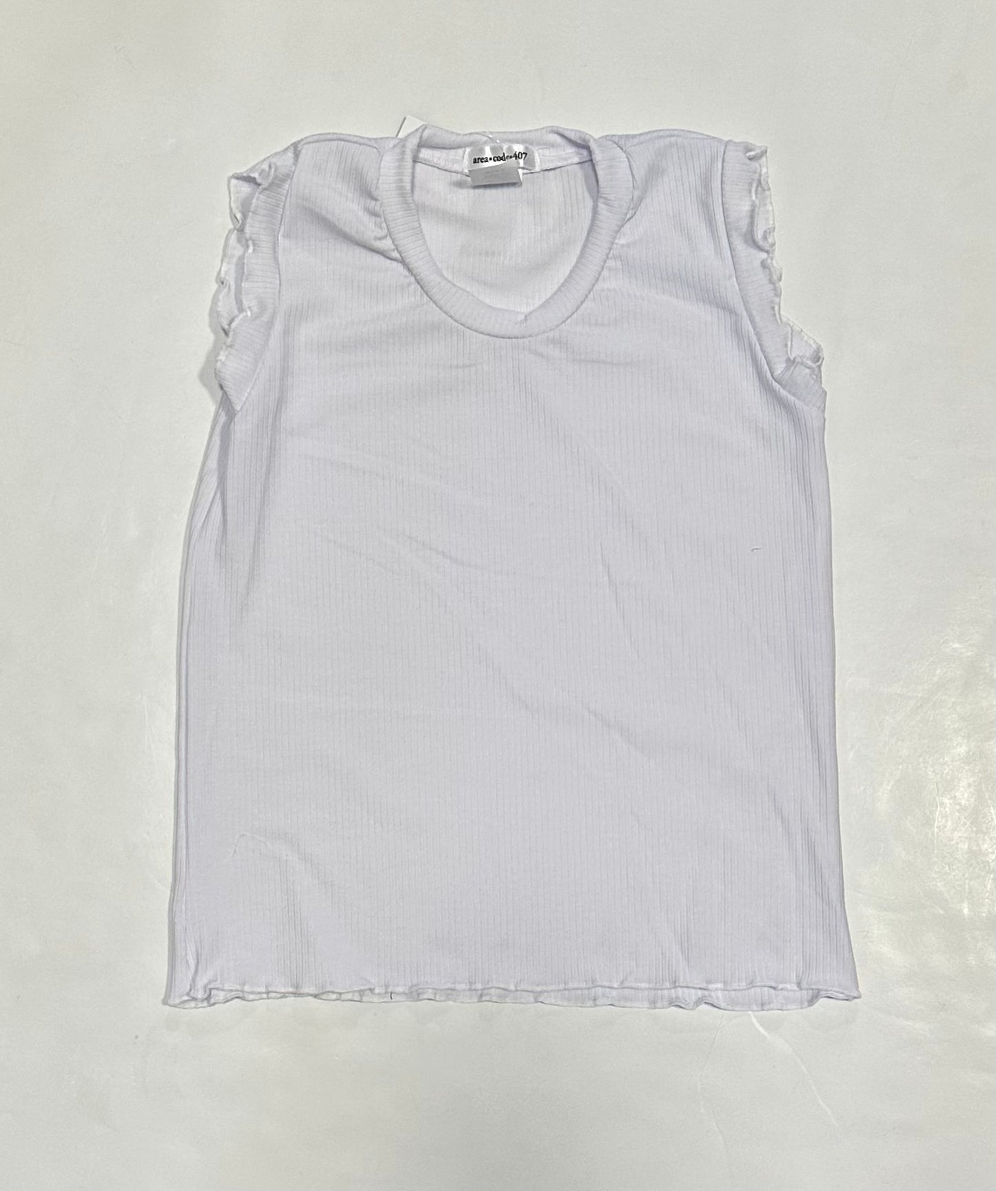 White Rib Tee