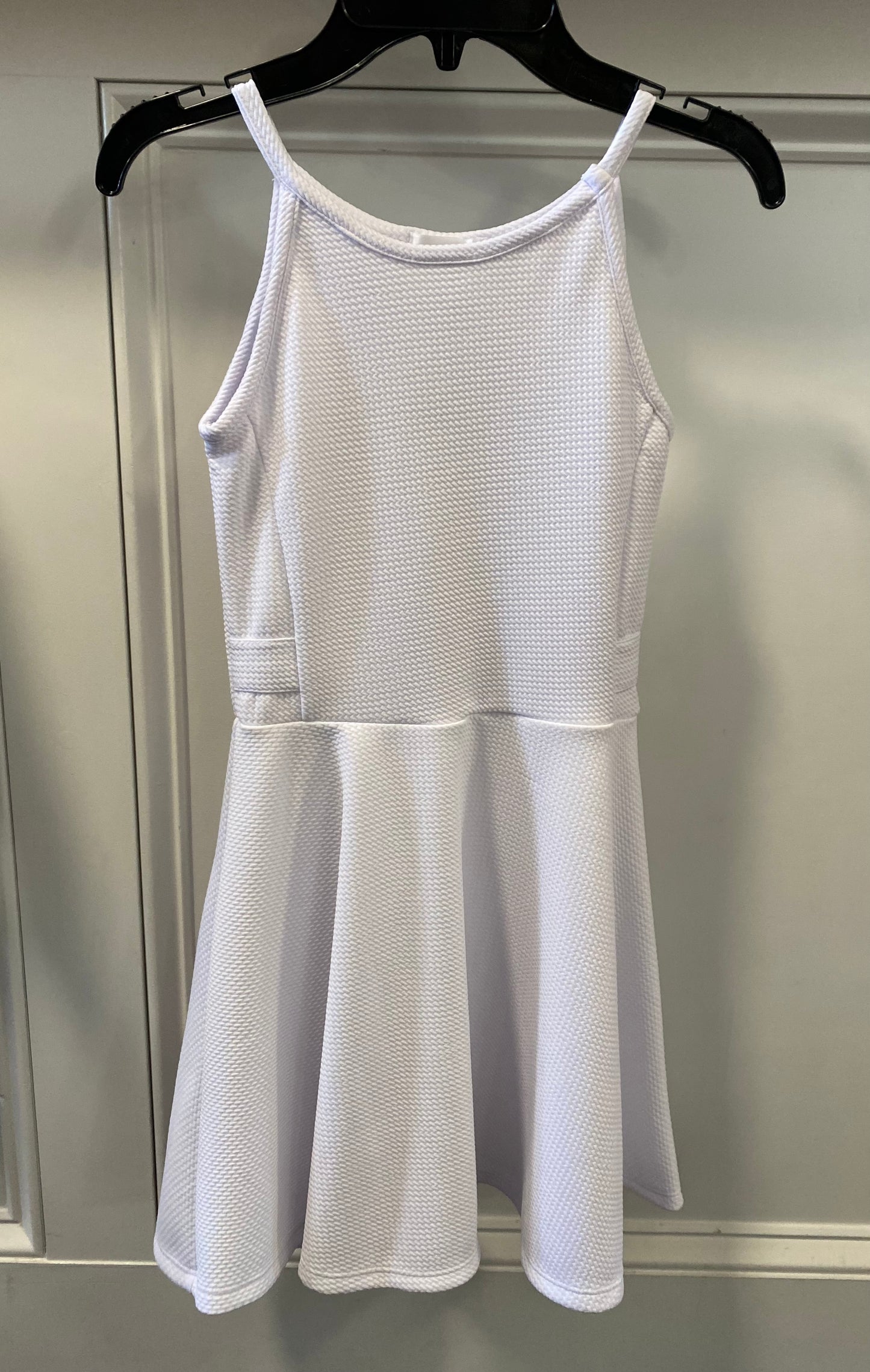 White Halter Dress