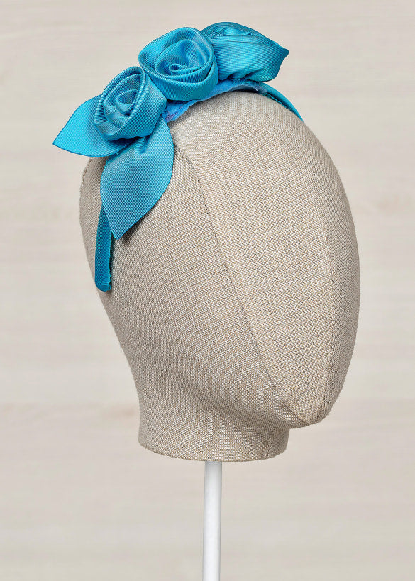 Turquoise 3 Flower Headband