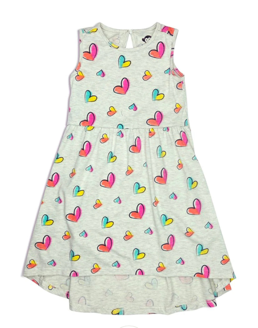Light Grey Heart Dress