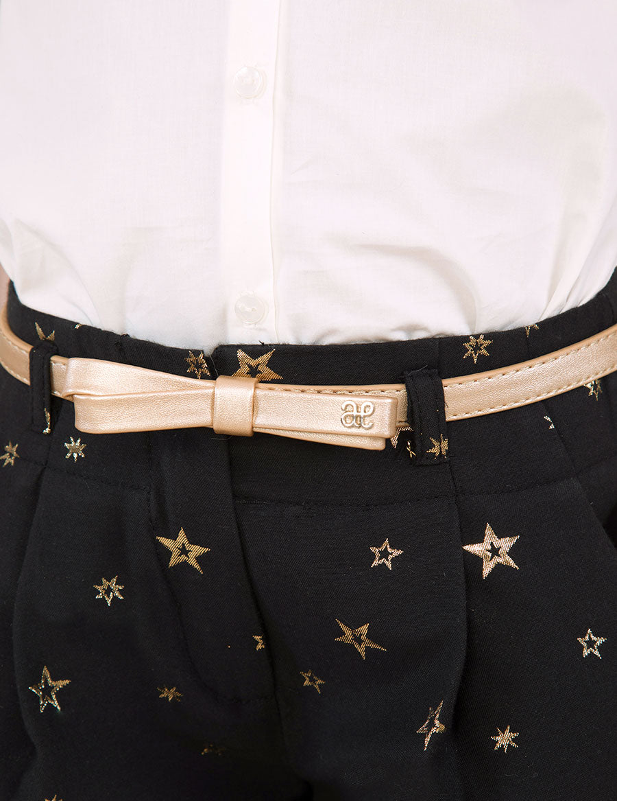 Black Jaquard Bermuda Short