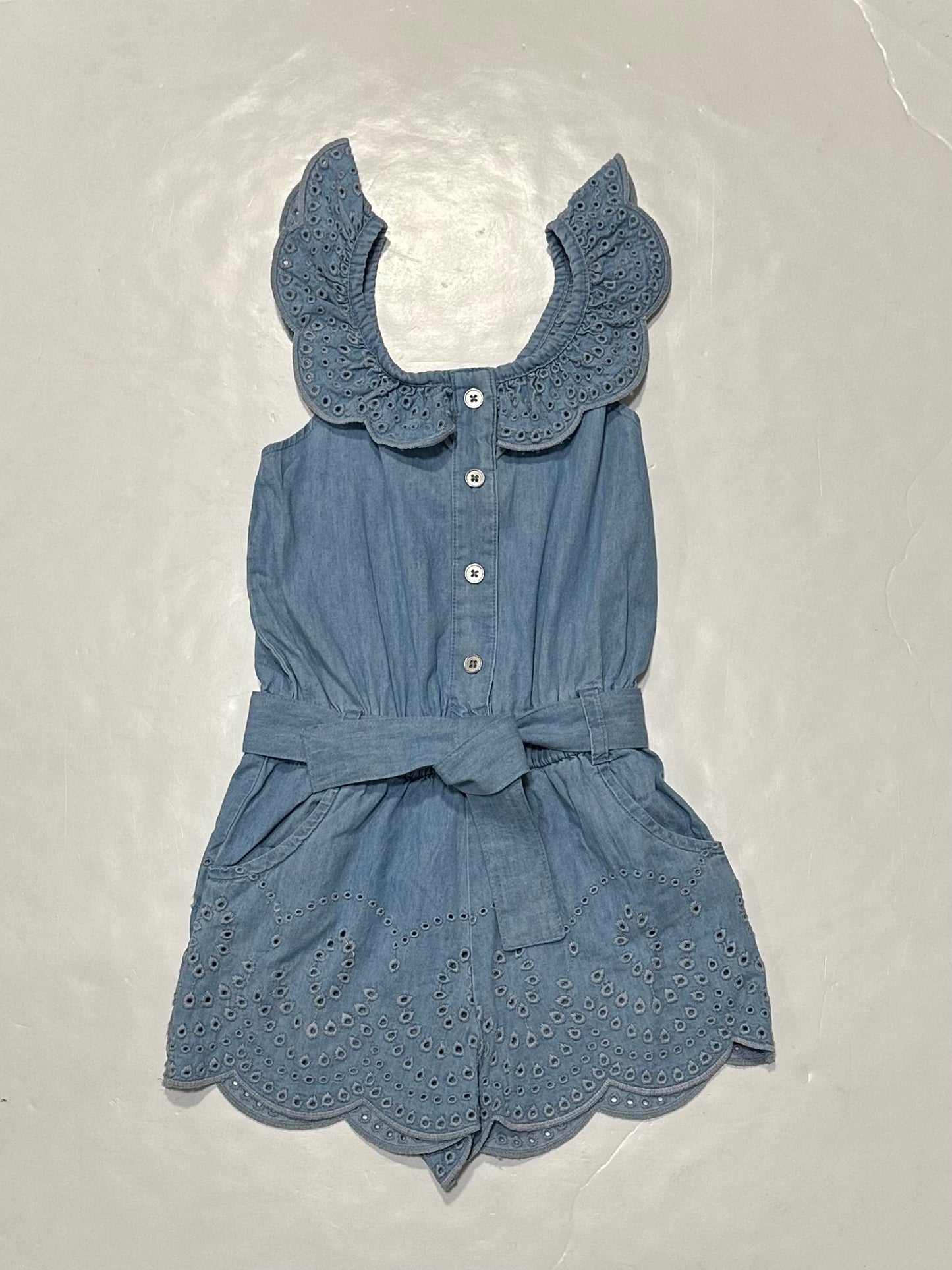 Denim Romper