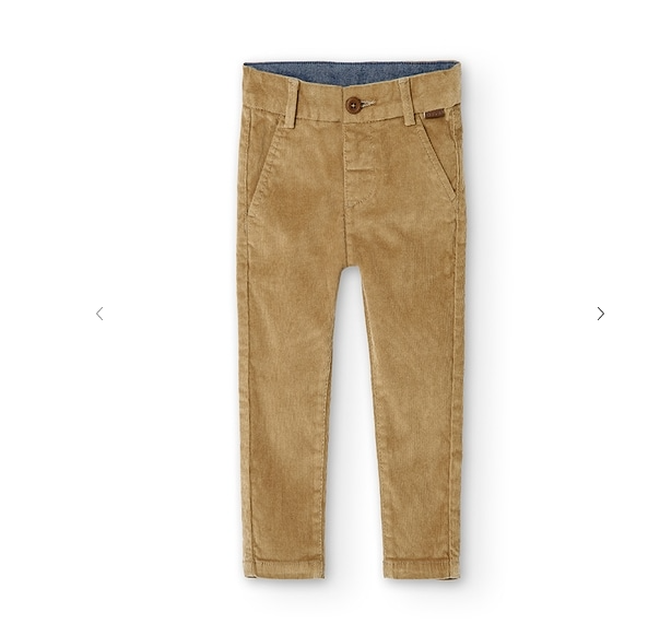 Tan Microcorduroy trousers