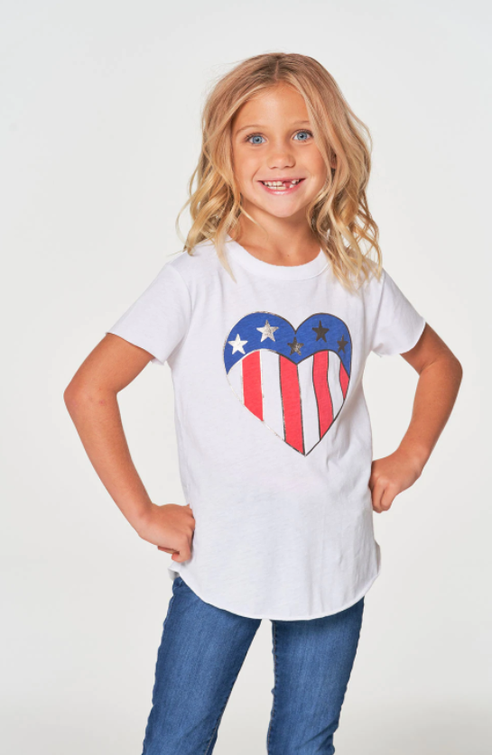 American Heart White Tee