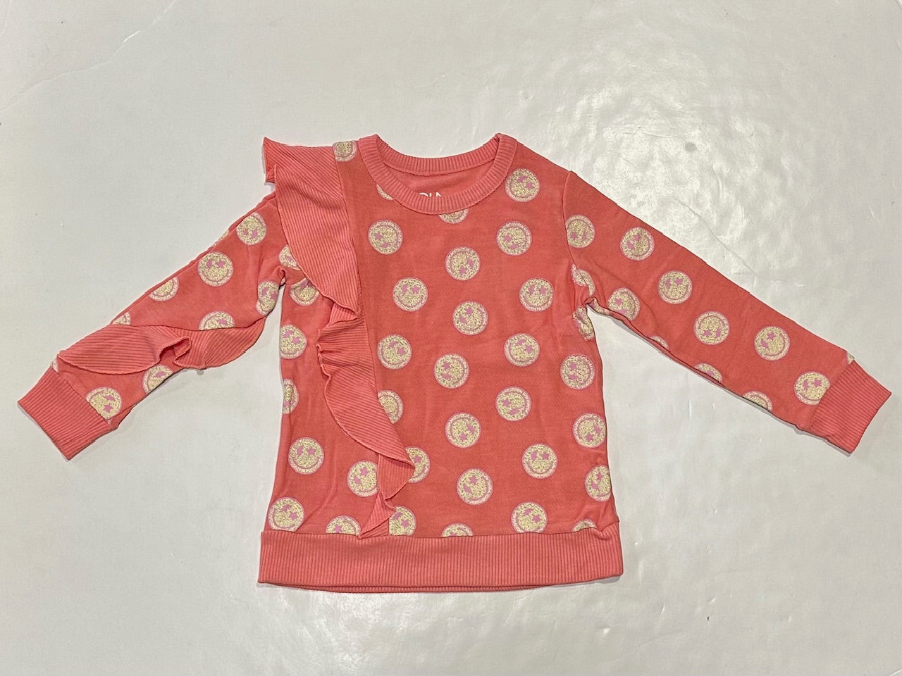 Leopard Smileys Long Sleeve