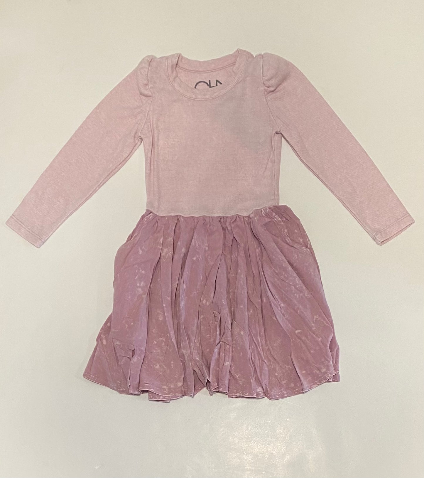 Mauve Long/S Dress