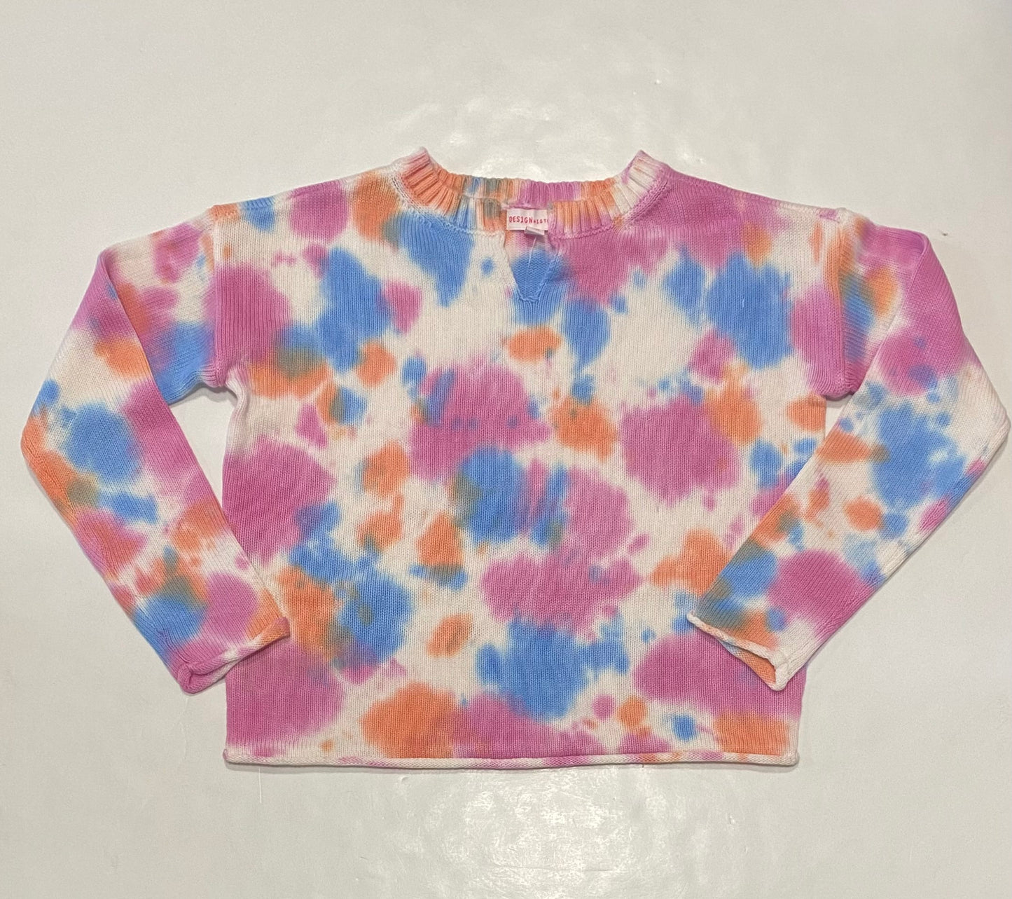 Peach Tie Dye Sweater