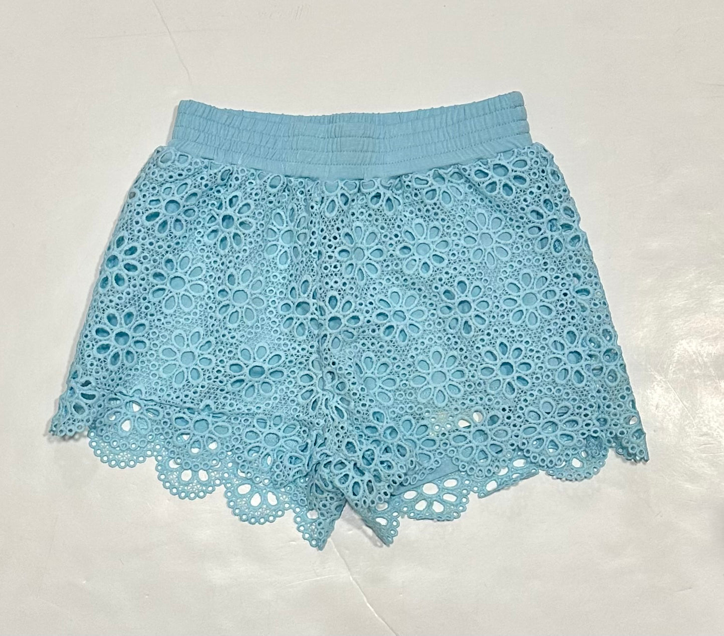 Blue Eyes Lace Shorts