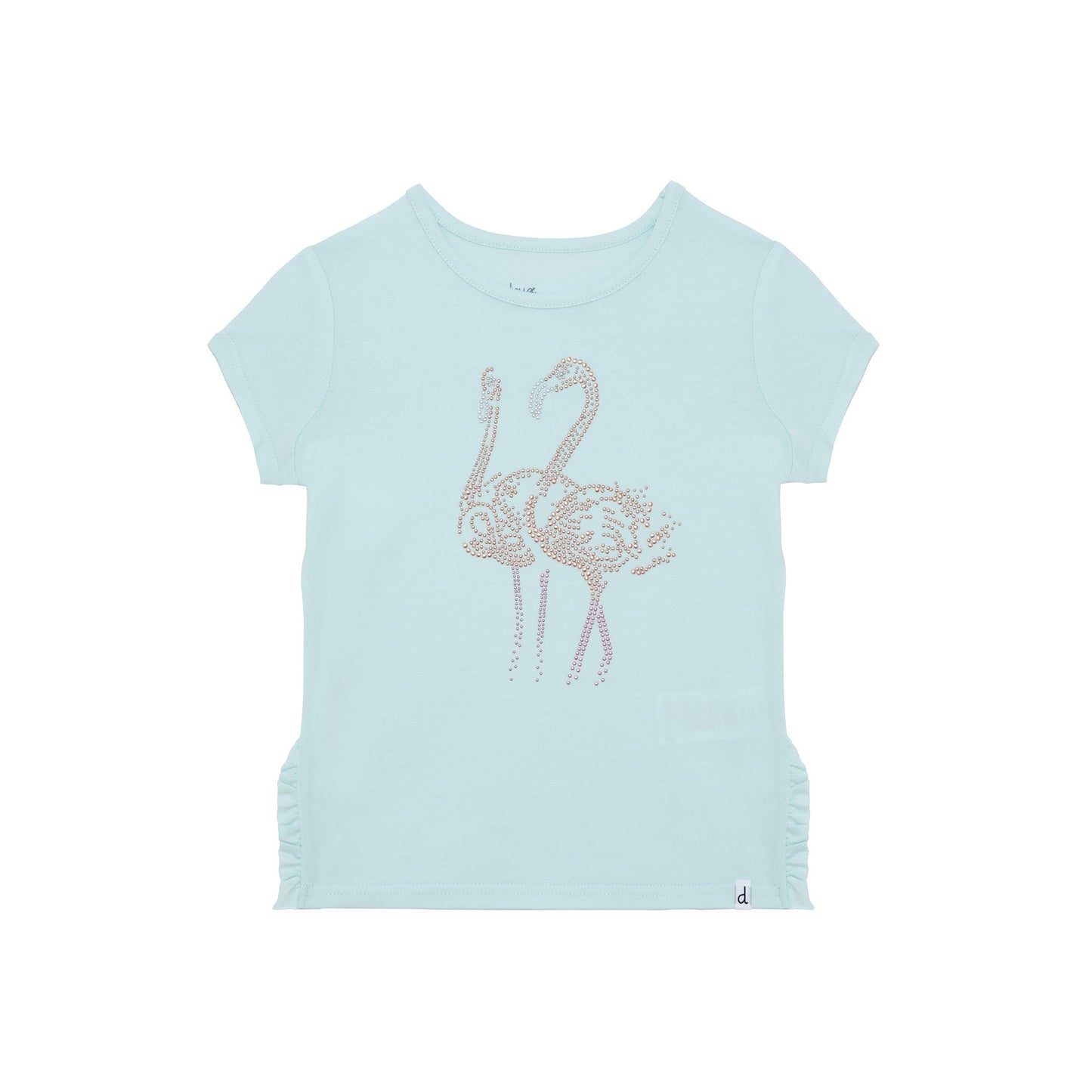 Light Blue Flamingo Tee