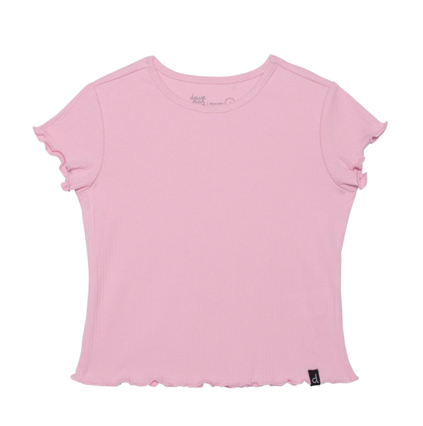 Light Pink Lettuce Edging Top