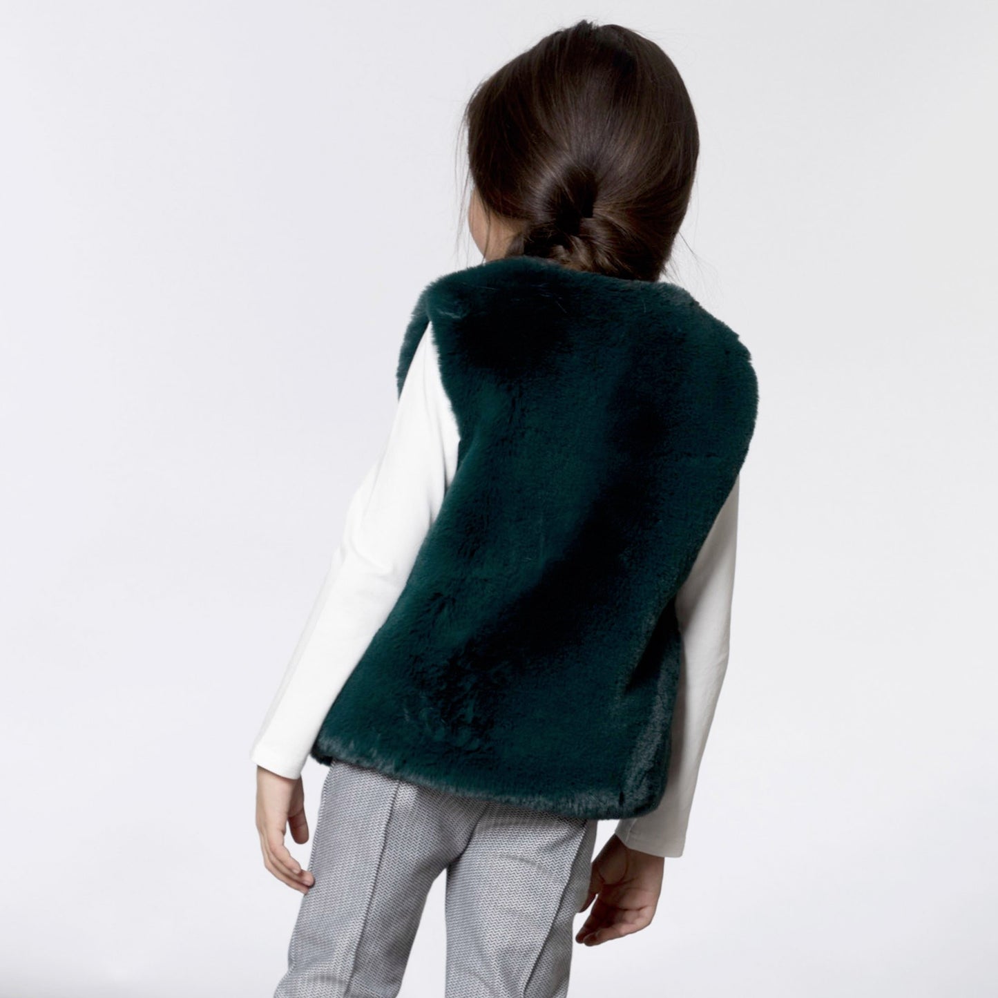 Green Spruce Fur Vest