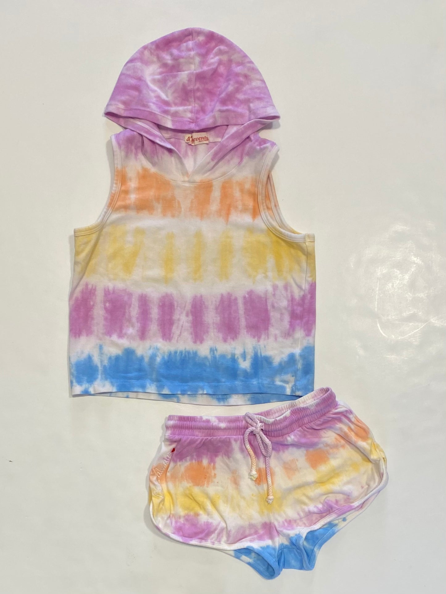 Tie Dye Emb Shorts