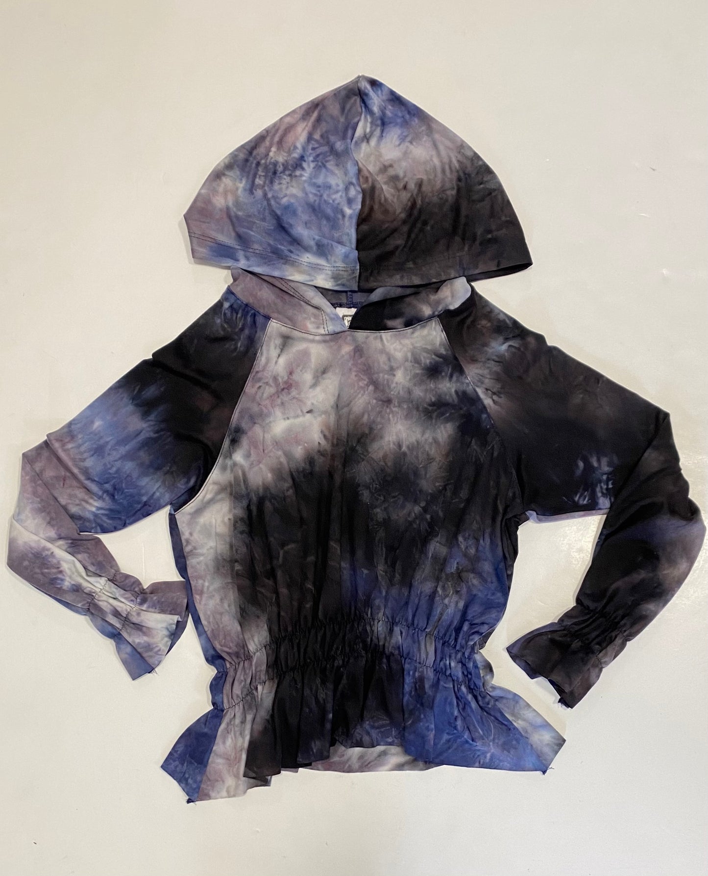 Tie Dye Hoodie Top