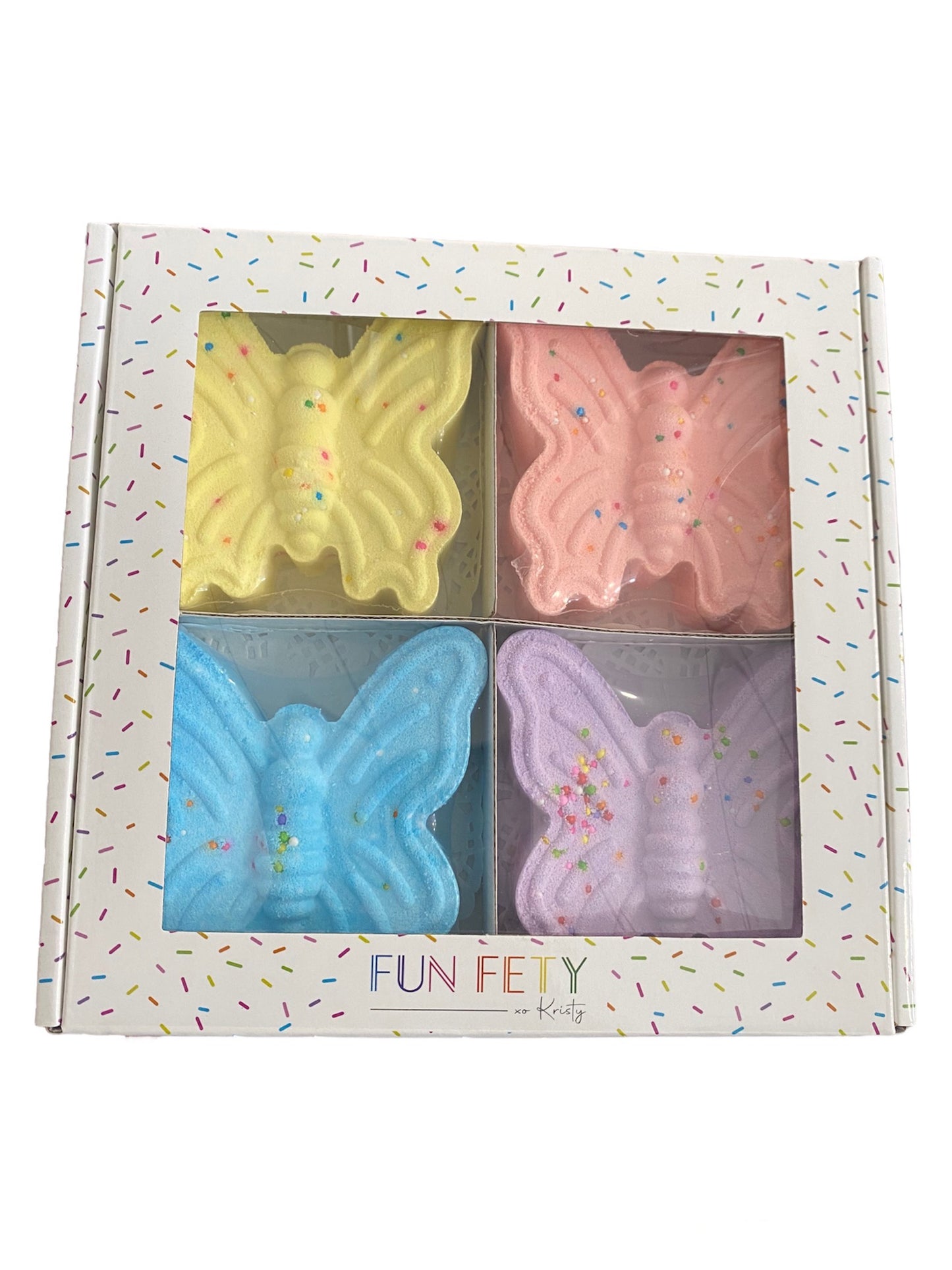 4PK Buttrefly Bath Bomb