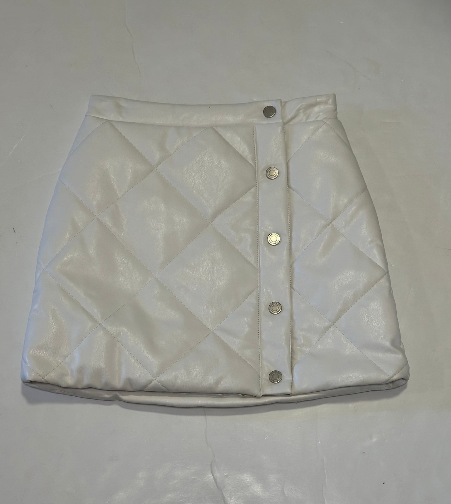 White Quilted Skirt