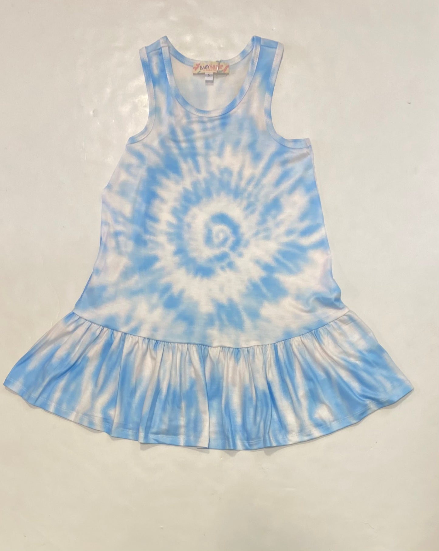 Blue Tie Dye Dress