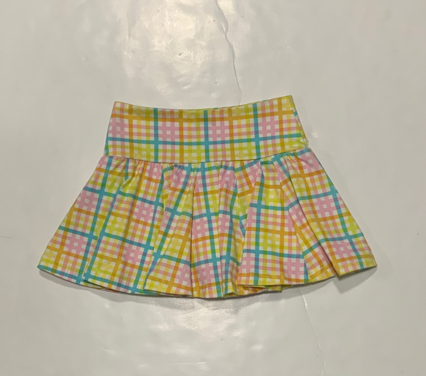 Plaid Spring Skort