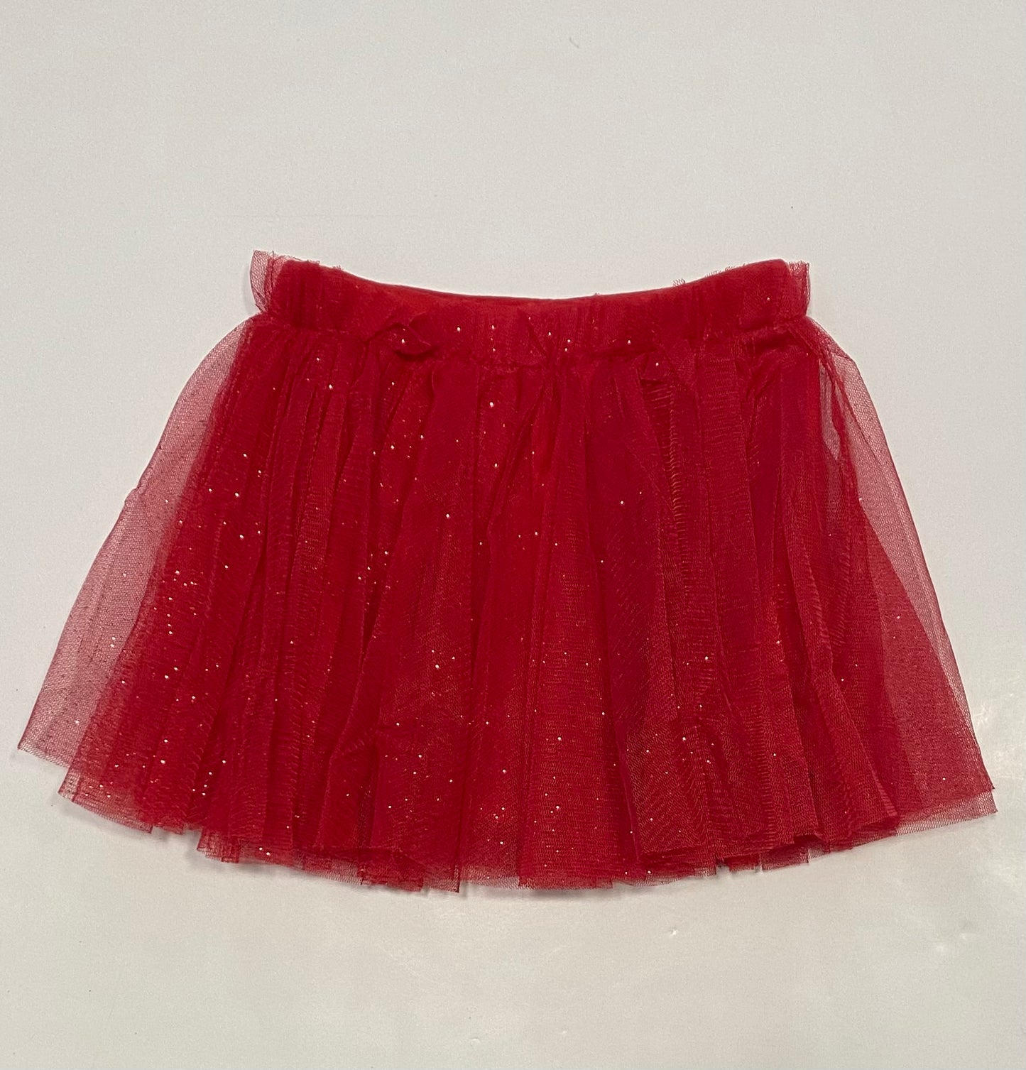 Red Glitz Skort