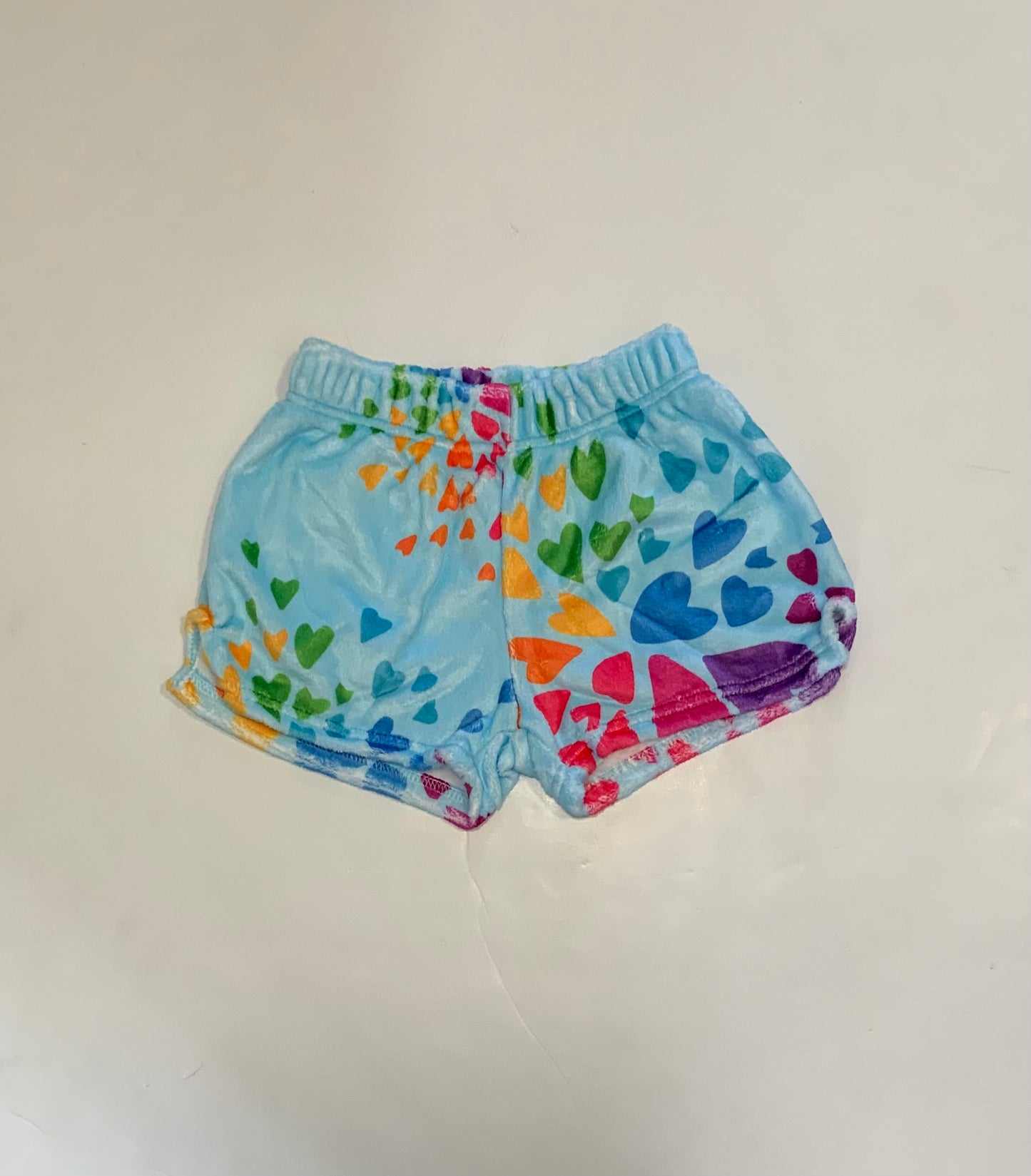 Bursting Heart Plush Shorts