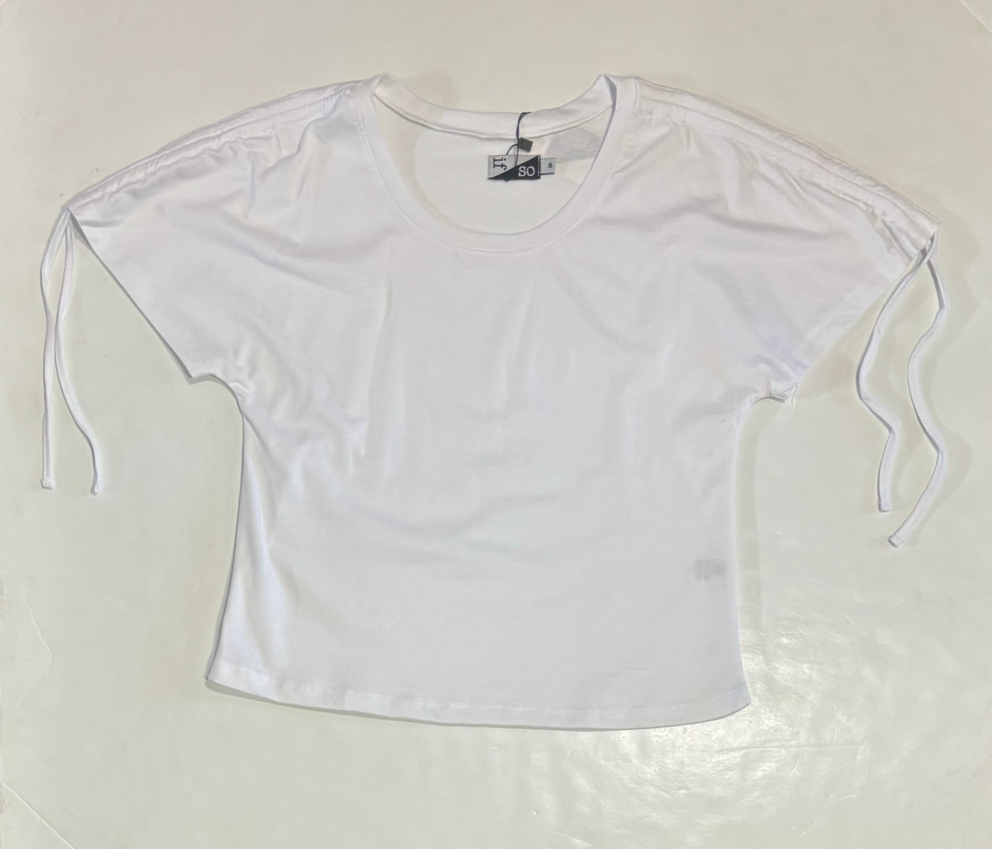 White Tie Shoulder Top