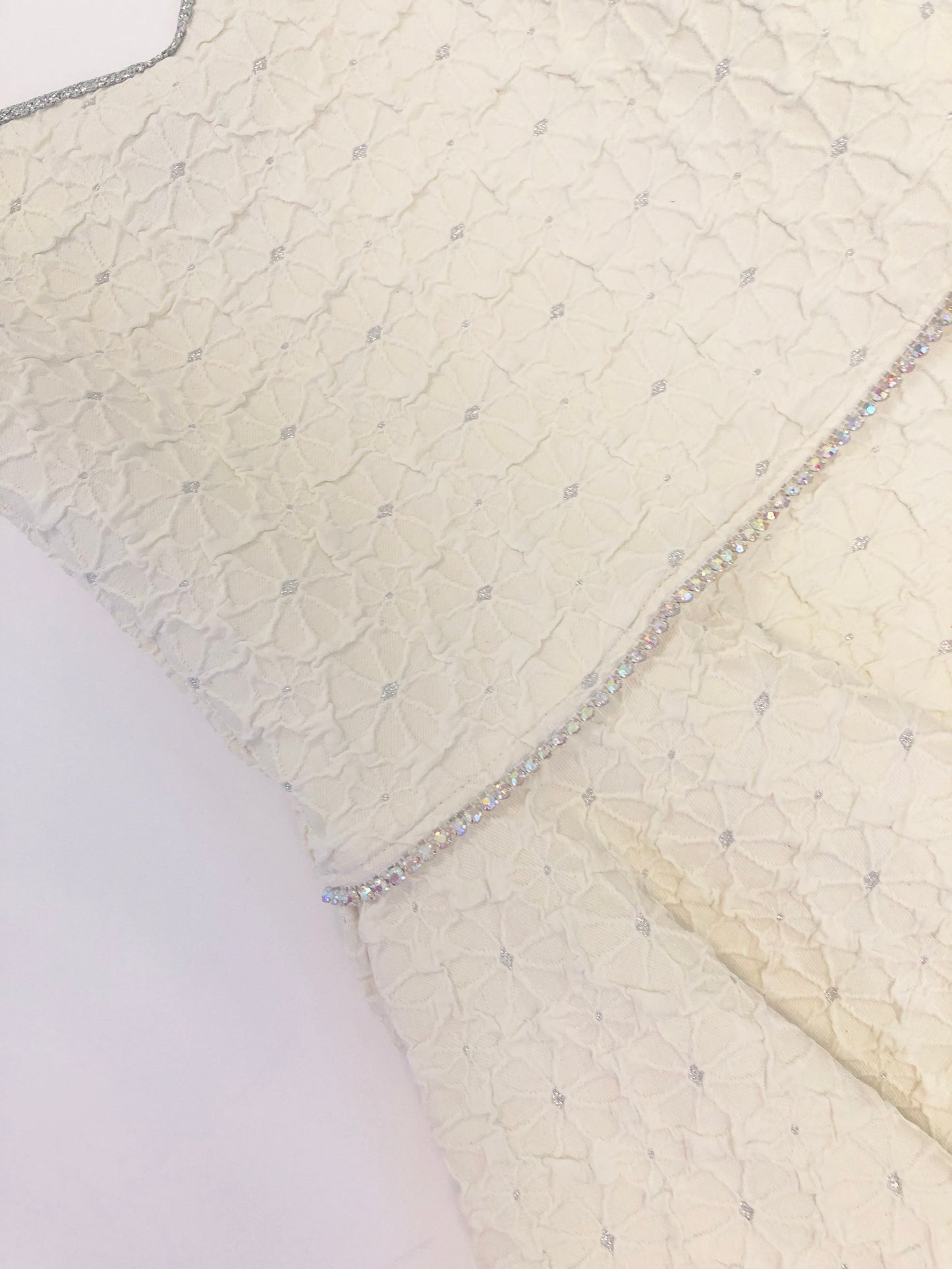 Ivory Brocade w/Gold Dress