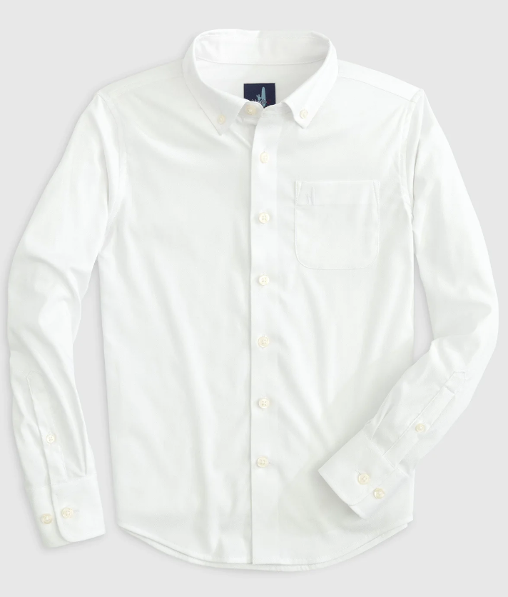 White Tradd Button Up
