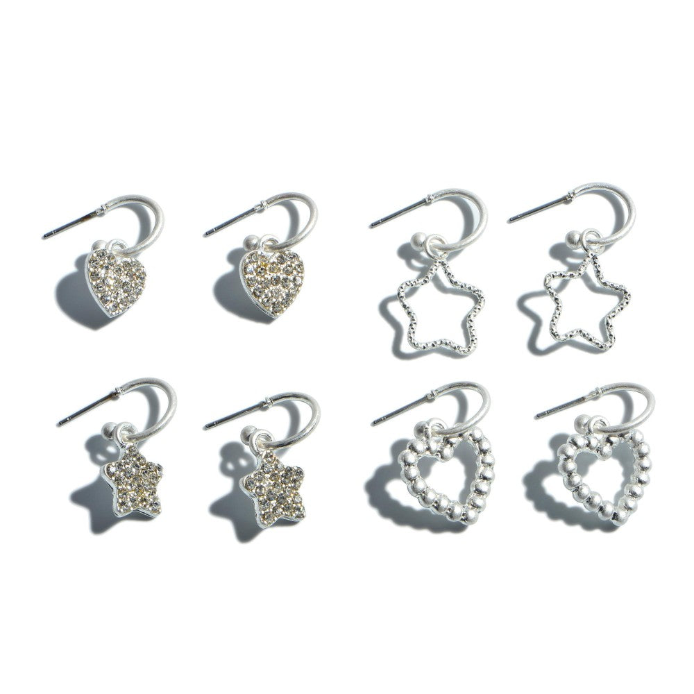 4 PC Heart & Star Set