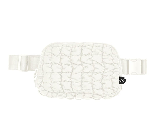White Quilted Puffer