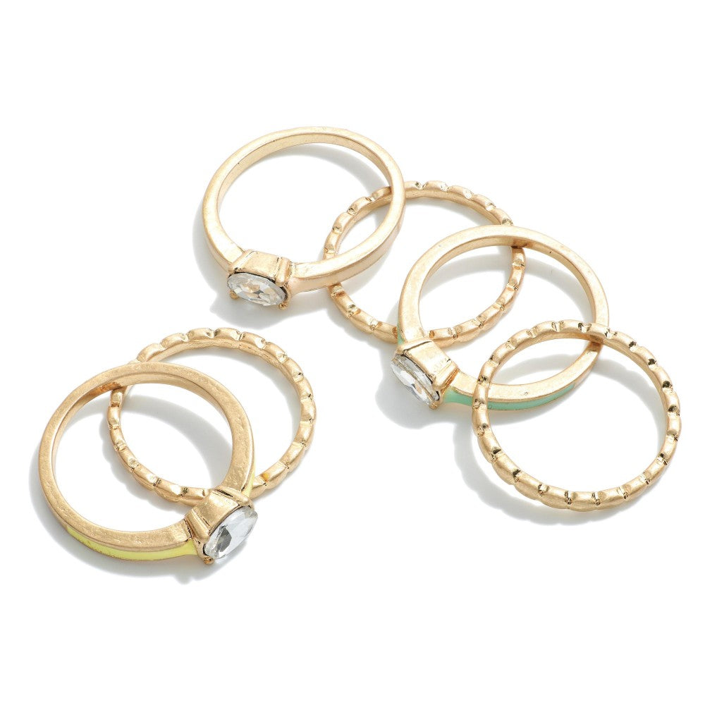 Set of 6 Enamel Accents