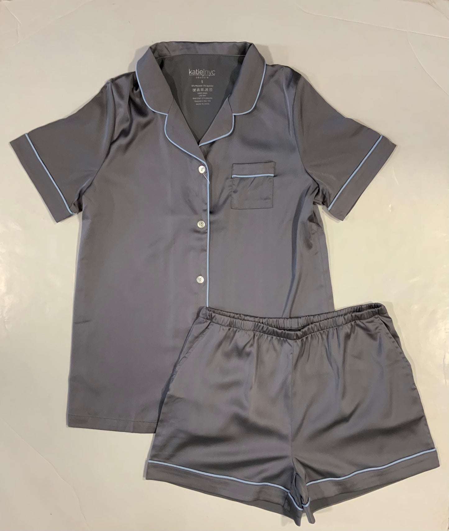 2PC Satin Stretch pajamas