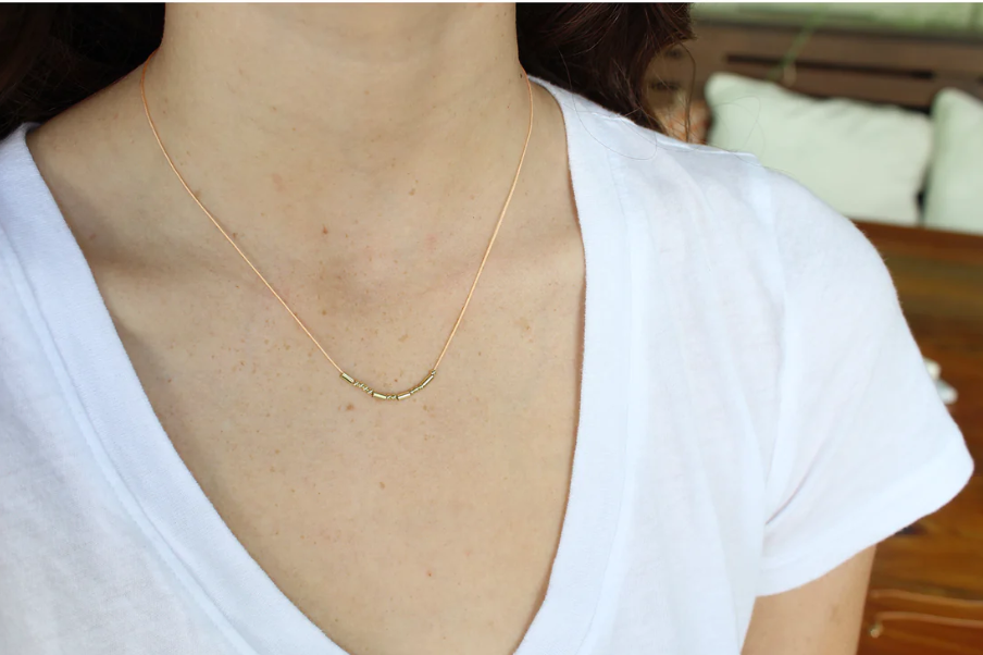 Morse Code Necklace