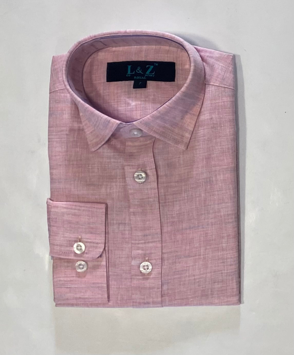 Pink Chambray Button Down