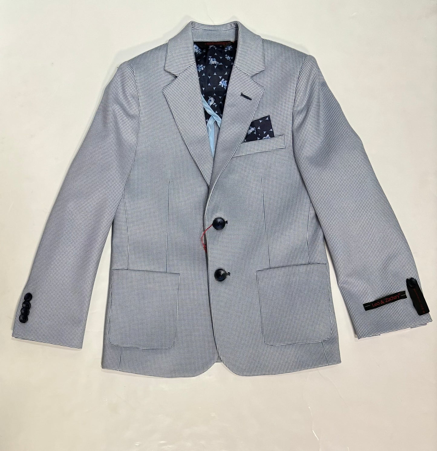 Houndstooth Stretch Blazer